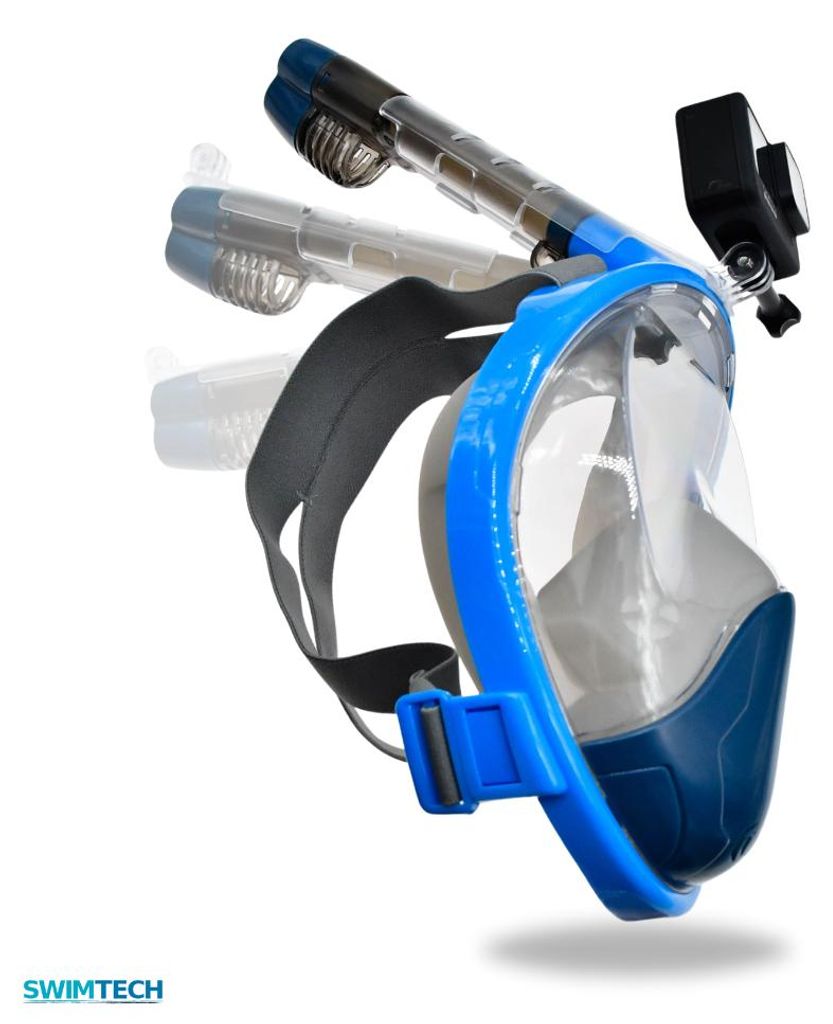 SwimTech Full Face Schnorchelmaske - Erwachsene