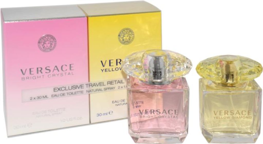 Versace Exclusive Travel Retail Zestaw Yellow Diamond Woda toaletowa 30 ml + Bright Crystal Woda toaletowa 30 ml