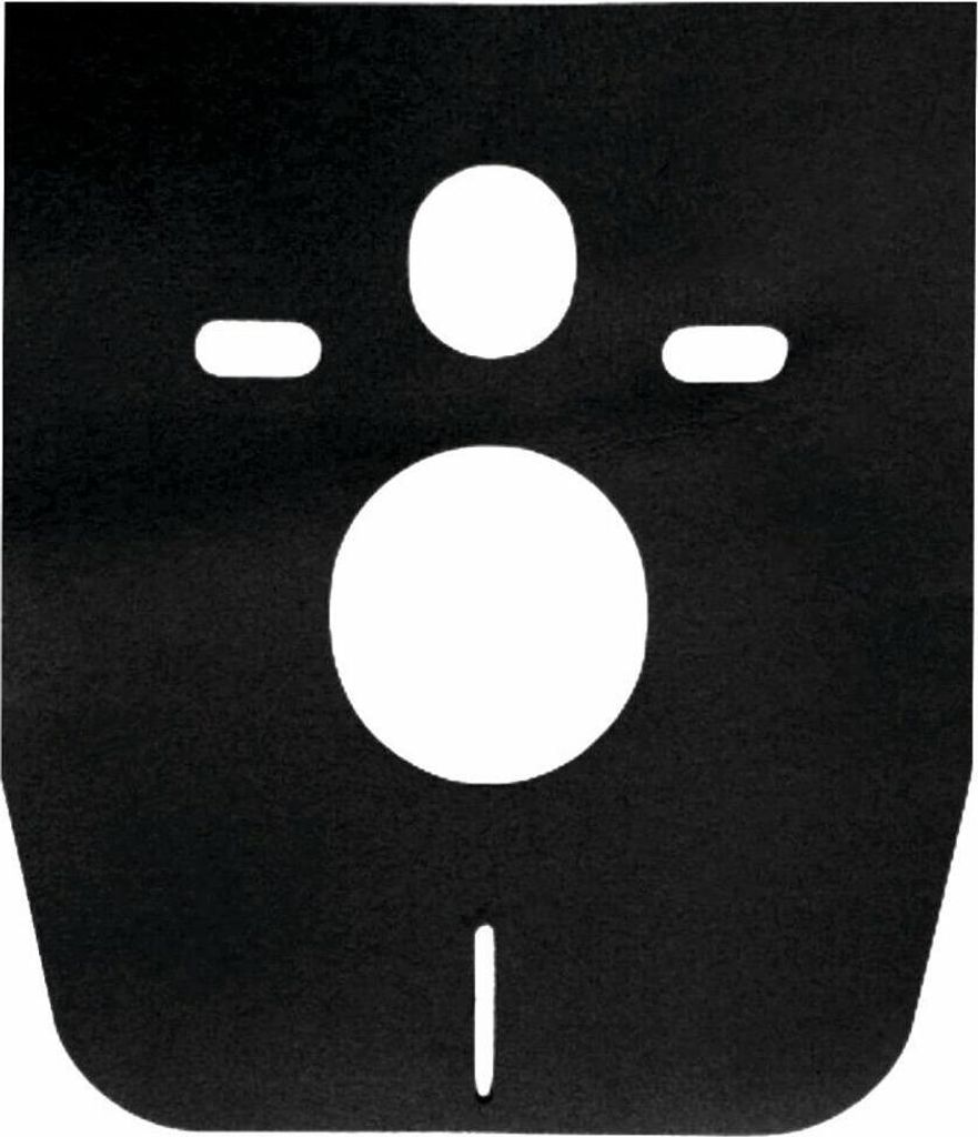 Schallschutzmatte für WC, schwarz