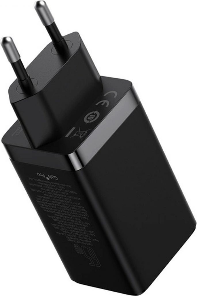 Wandladegerät Baseus GaN5 Pro 2xUSB-C + USB, 65W (schwarz) Produktbild 3