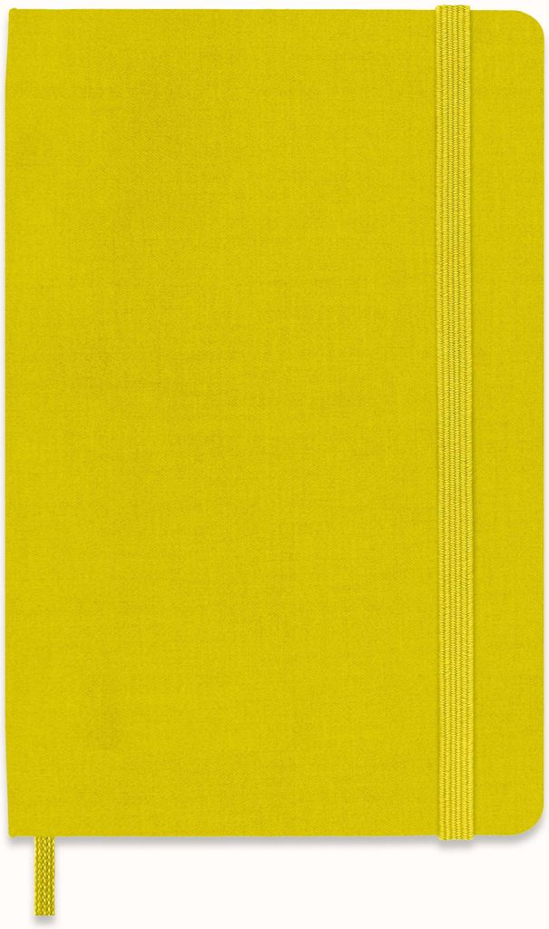 Moleskine Notizbuch - Color, Pocket/A6, Liniert, Stoffeinband, Strohgelb