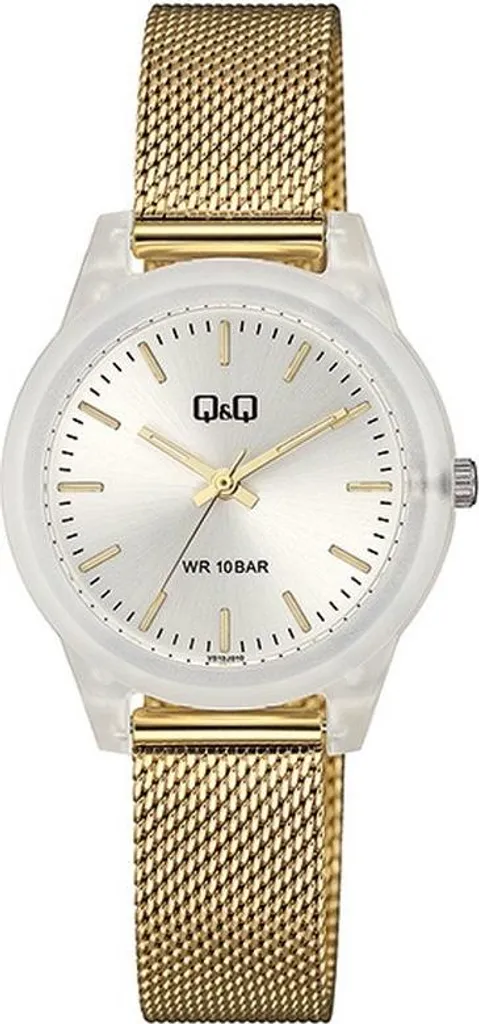 Montre Q&Q VS13J010Y - Montre-bracelet Quartz Précise en Silicone Noir