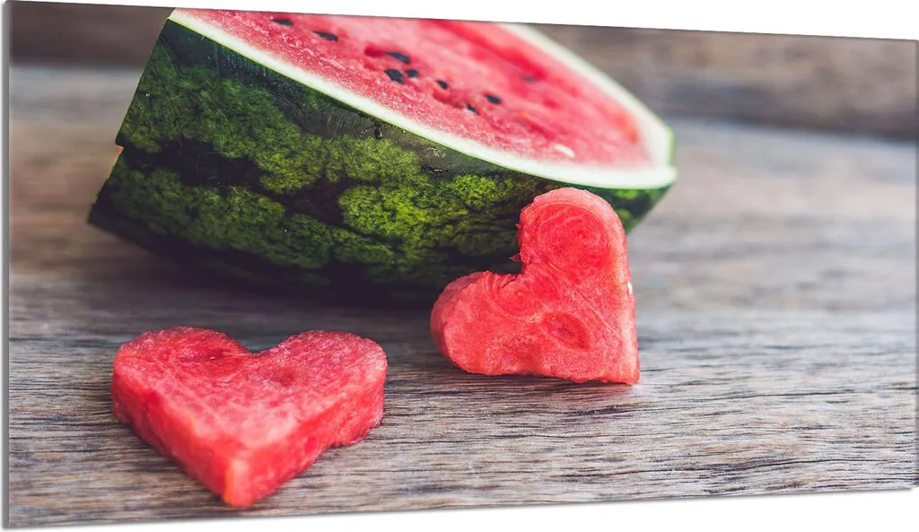 Coprifornelli 90x52 Cuore di Anguria | Tagliere e Protezione Cucina