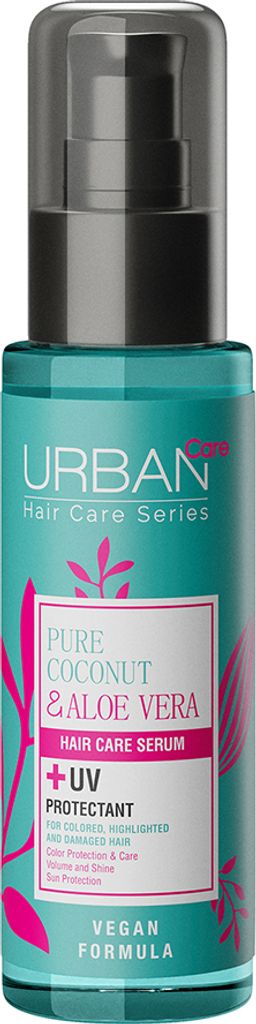 URBAN CARE Reines Kokosnuss- & Aloe-Vera-UV-Serum für coloriertes Haar 75 ml