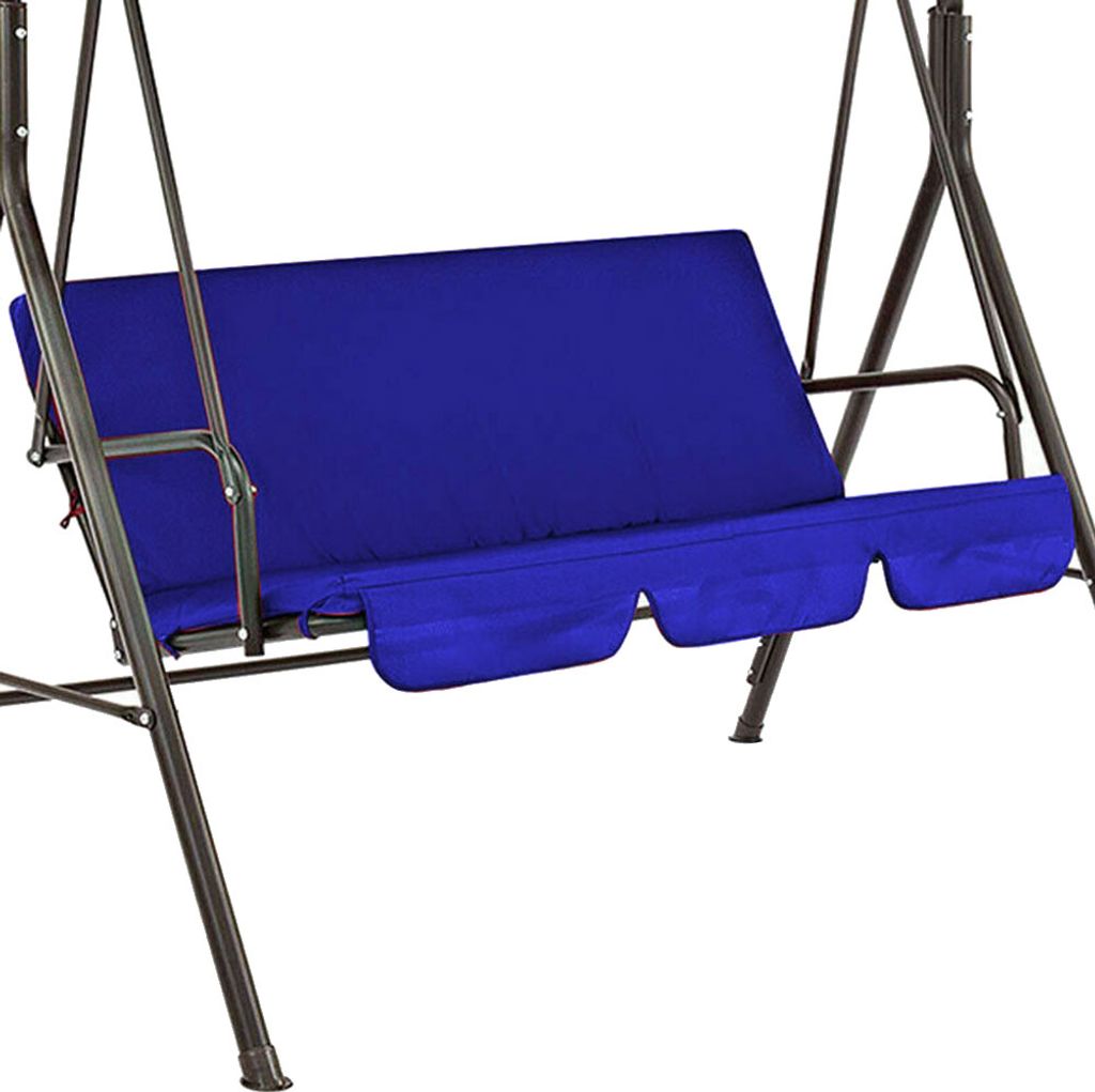 Swing Cover Stuhl wasserdichte Kissen Terrasse Garten Yard im Freien Sitzplatz Außenersatz-Blau