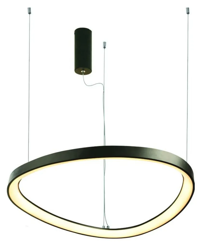 Suspension ACA LED 36W HARMONY luminaire noir BR97LEDP40BK D42cm