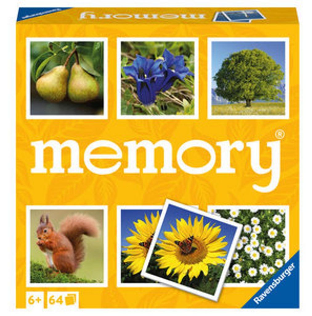 Ravensburger  Natur memory® - 20881 - der Spieleklassiker Immagine del prodotto 