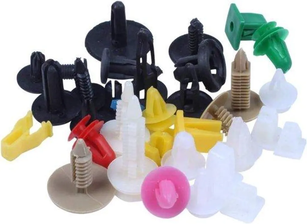 Agrafes de carrosserie noires pour portière de voiture - Lot de 3
