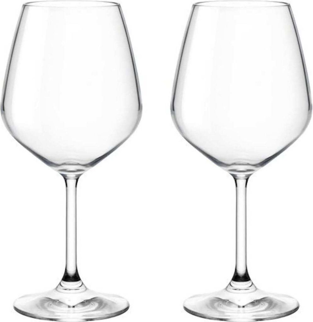 Bormioli Rotweinglas Restaurant Set 2 Stück - transparentes Glas