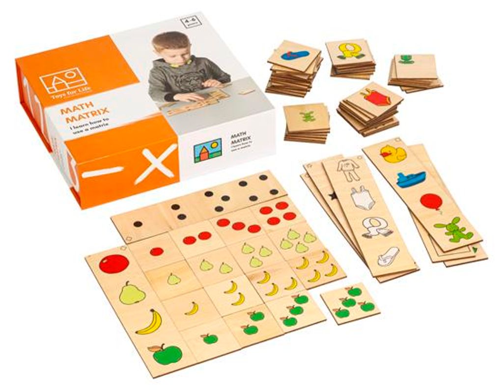 Eduplay Mathematikspiel Math Matrix Lernspielzeug multicolor
