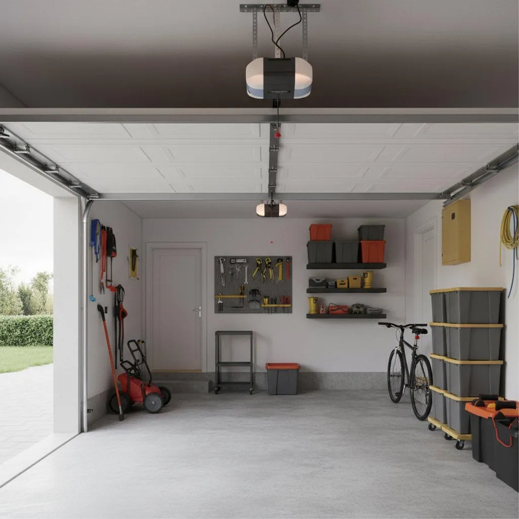 Ouverture électrique de porte de garage 220V avec télécommande 3m
