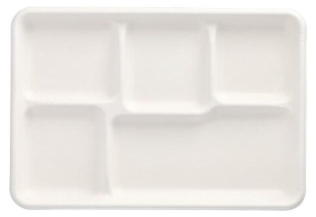 PAPSTAR Plateau de menu en canne à sucre "pure" 5 Image du produit 