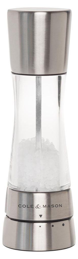 Cole & Mason Derwent Edelstahl Salzmühle Produktbild 
