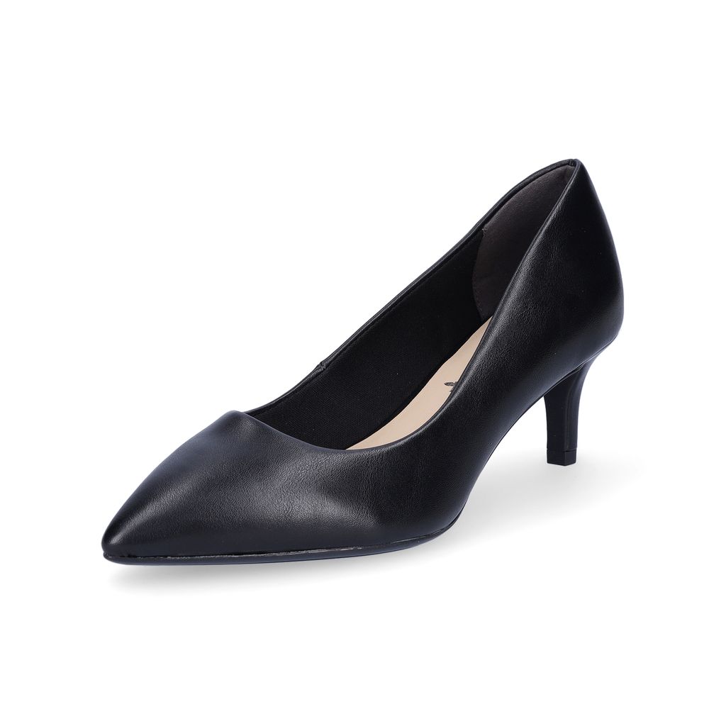Tamaris Damen Pumps einfarbiges Design spitz Pfennigabsatz Produktbild 15