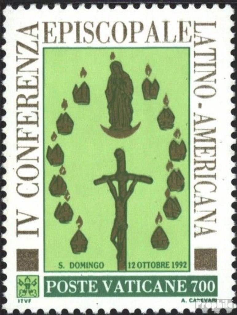 Briefmarken Vatikanstadt 1992 Mi 1070 (kompl.Ausg.) gestempelt Santo Domingo
