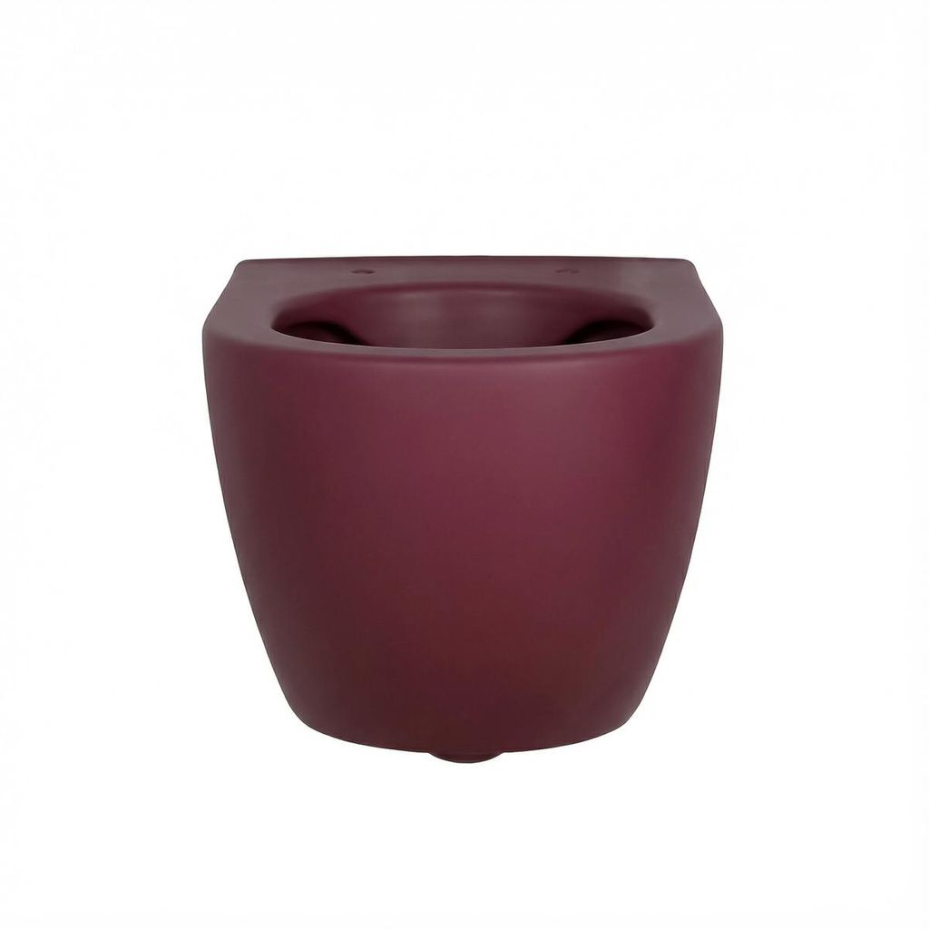 Creavit RIMOFF Wand-WC Berry randlos antibakteriell wassersparend modernes Design
