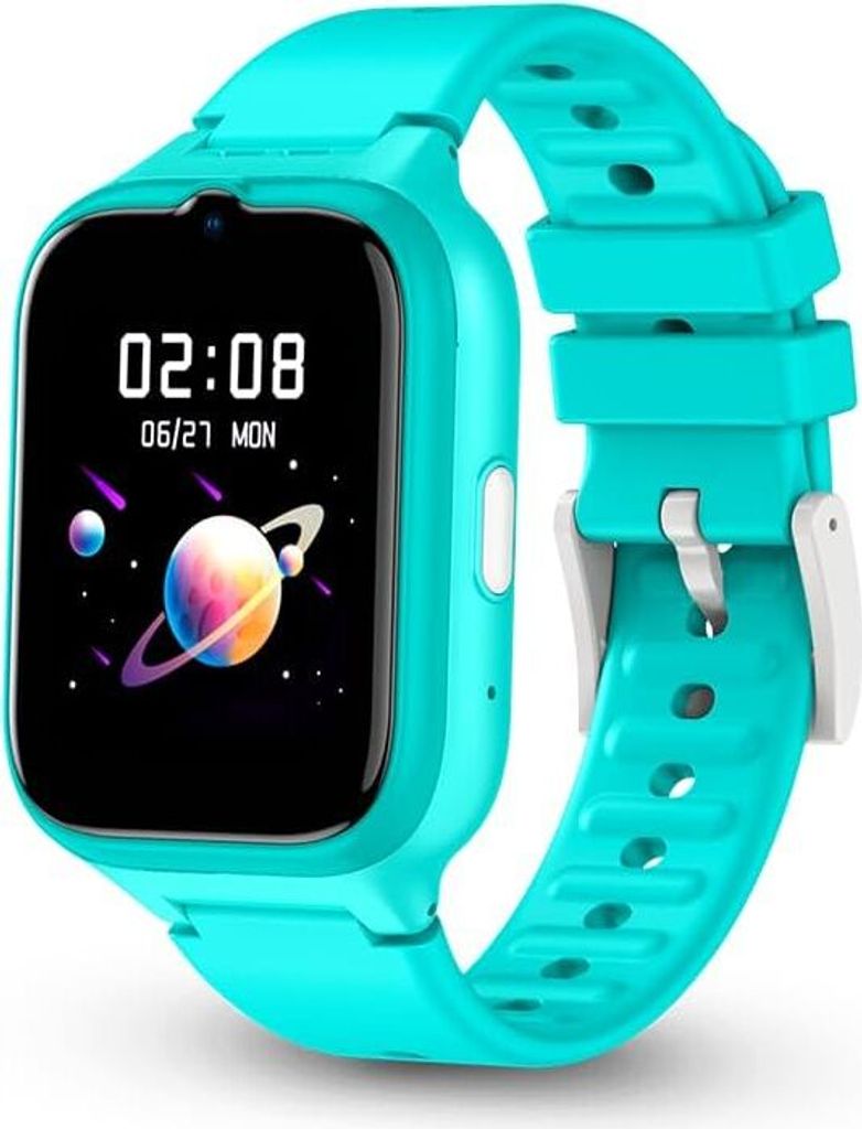4G Smartwatch für Kinder mit GPS, Anrufe und Videoanrufe, Familienchat, Schulmodus, SOS-Taste, IP68 und Verwaltung über die e App Smart Clan