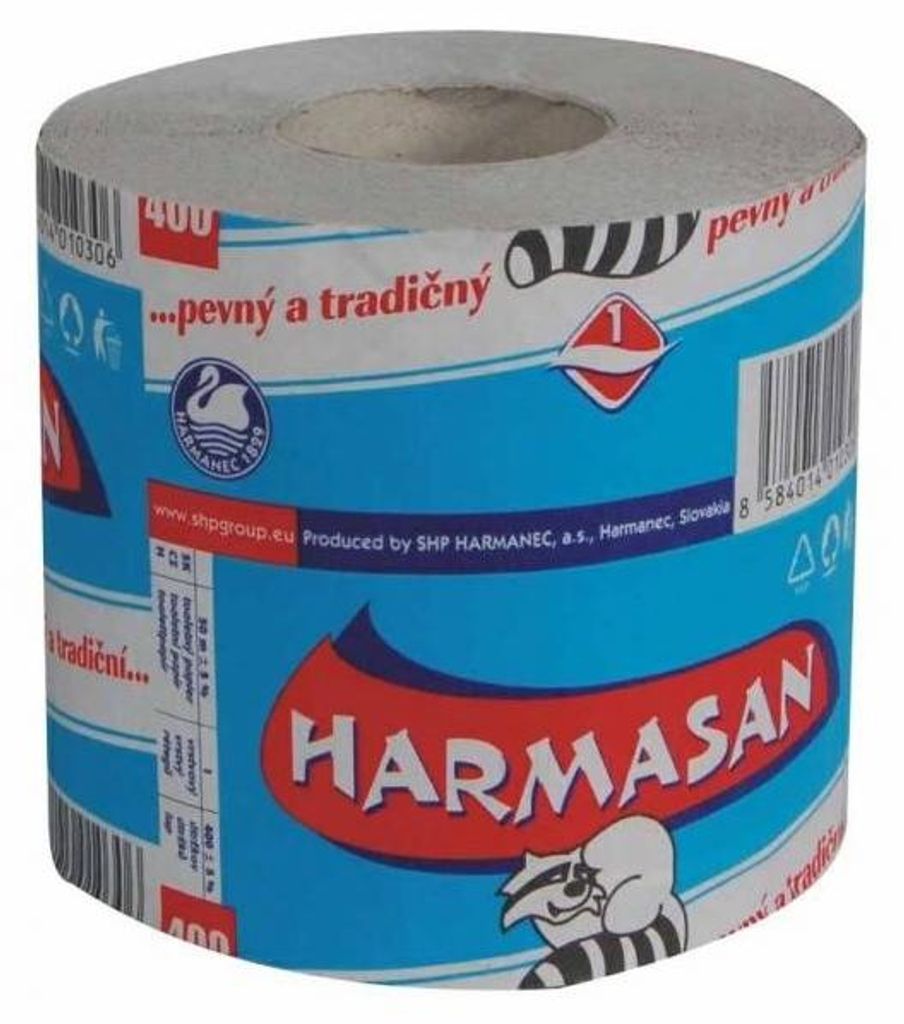 Toaletní papír Harmasan Mýval 400 útržků, cena za 1ks 30ks Obrázek produktu 