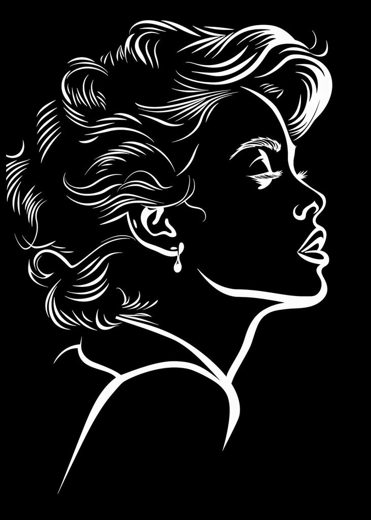 Plakat 59,4x84,1cm monochromatisch Flesh