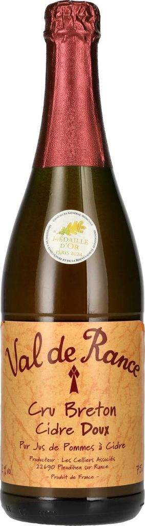 Val de Rance Cru Breton Cidre Doux 2% Vol. 0,75l Produktbild 