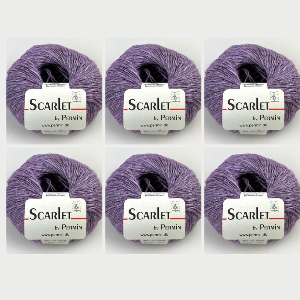 Laine d'été Scarlet by Permin 43 : Tricotez vos hauts légers en Lin