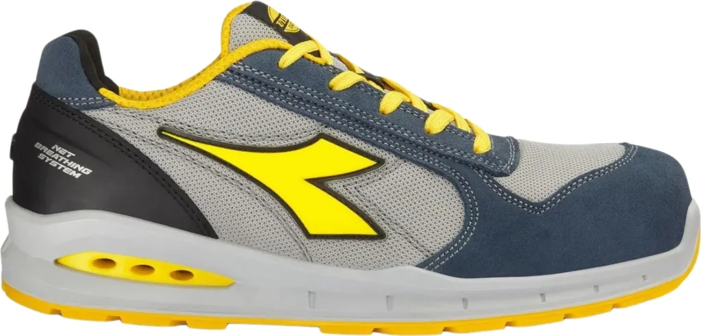 Chaussure de sécurité légère Run Net Ab S1Ps Utility Diadora Gris 39