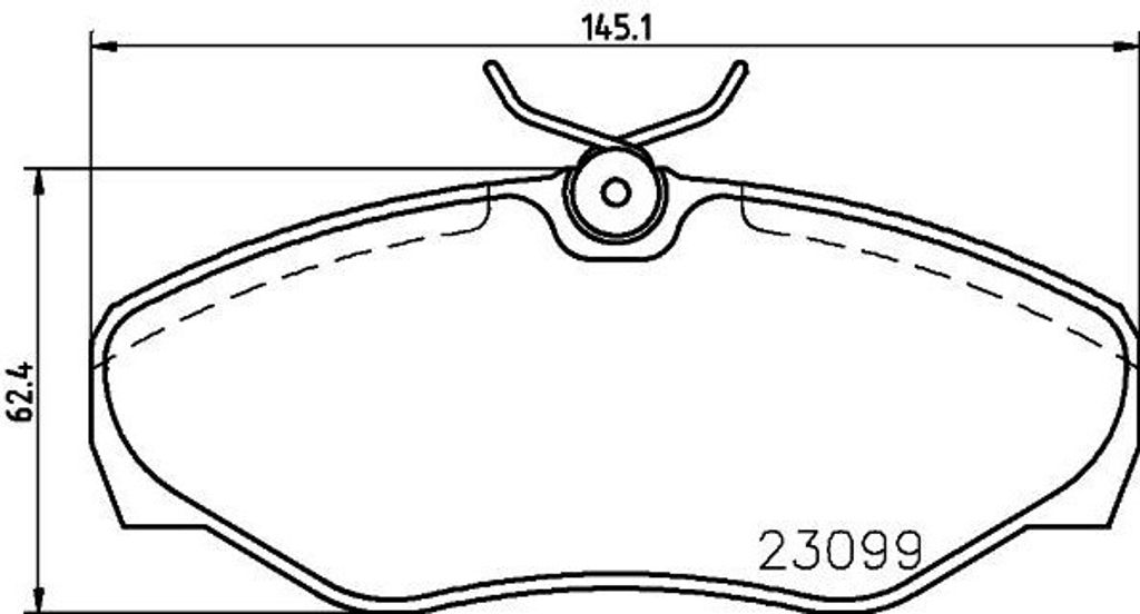HELLA 8DB 355 011-091 - OE 4106000Q1F Bremsbeläge für Primastar (X83), Vivaro (J7), Vivaro (F7), Vivaro A (E7), Vivaro A (X83), Espace III (JE), ...