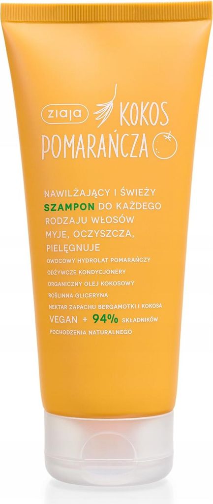 Ziaja Kokosový šampón na čistenie vlasov s pomarančom Obrázok produktu 