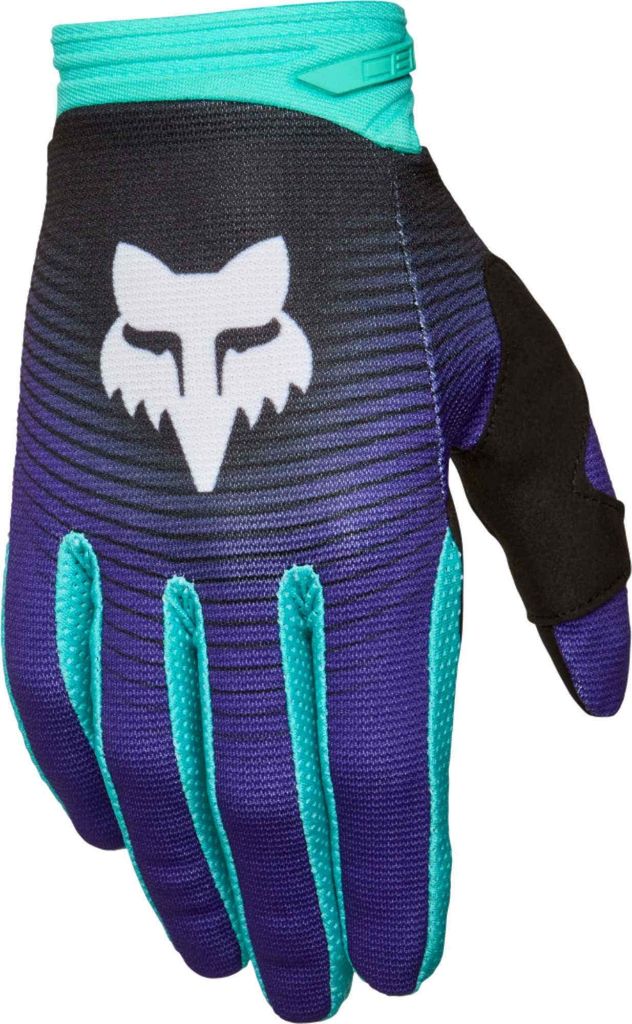 FOX 180 Collect Motocross Handschuhe, schwarz/lila, S