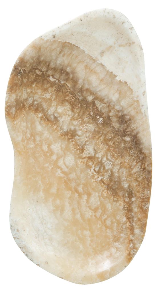 MUST Living Teller „Bean“, 4 x 40 x 20 cm, Onyx