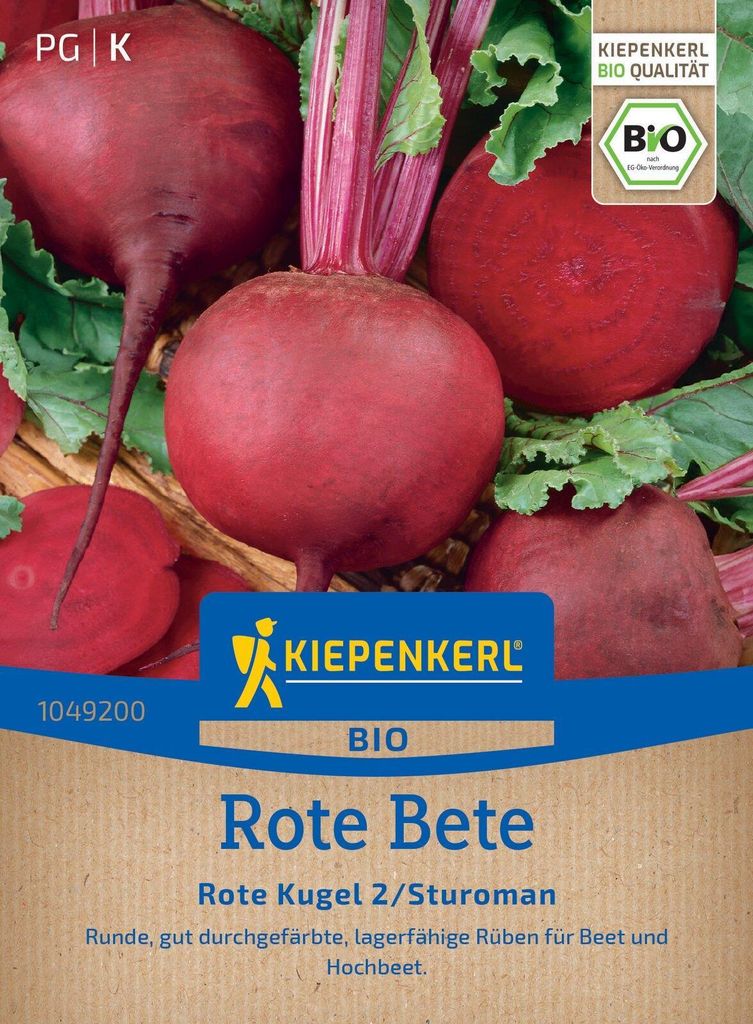 Kiepenkerl Betesamen Rote Kugel 2 Sturoman Beta vulgaris 8-10 lfd. Meter