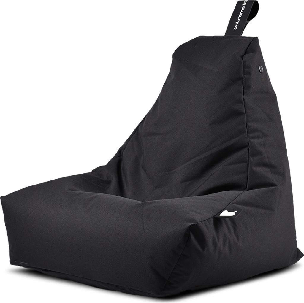 Extreme Lounging - b-bag mini-b - Sitzsack für Kinder - drinnen und draußen - uv- und wasserfest - schwarz