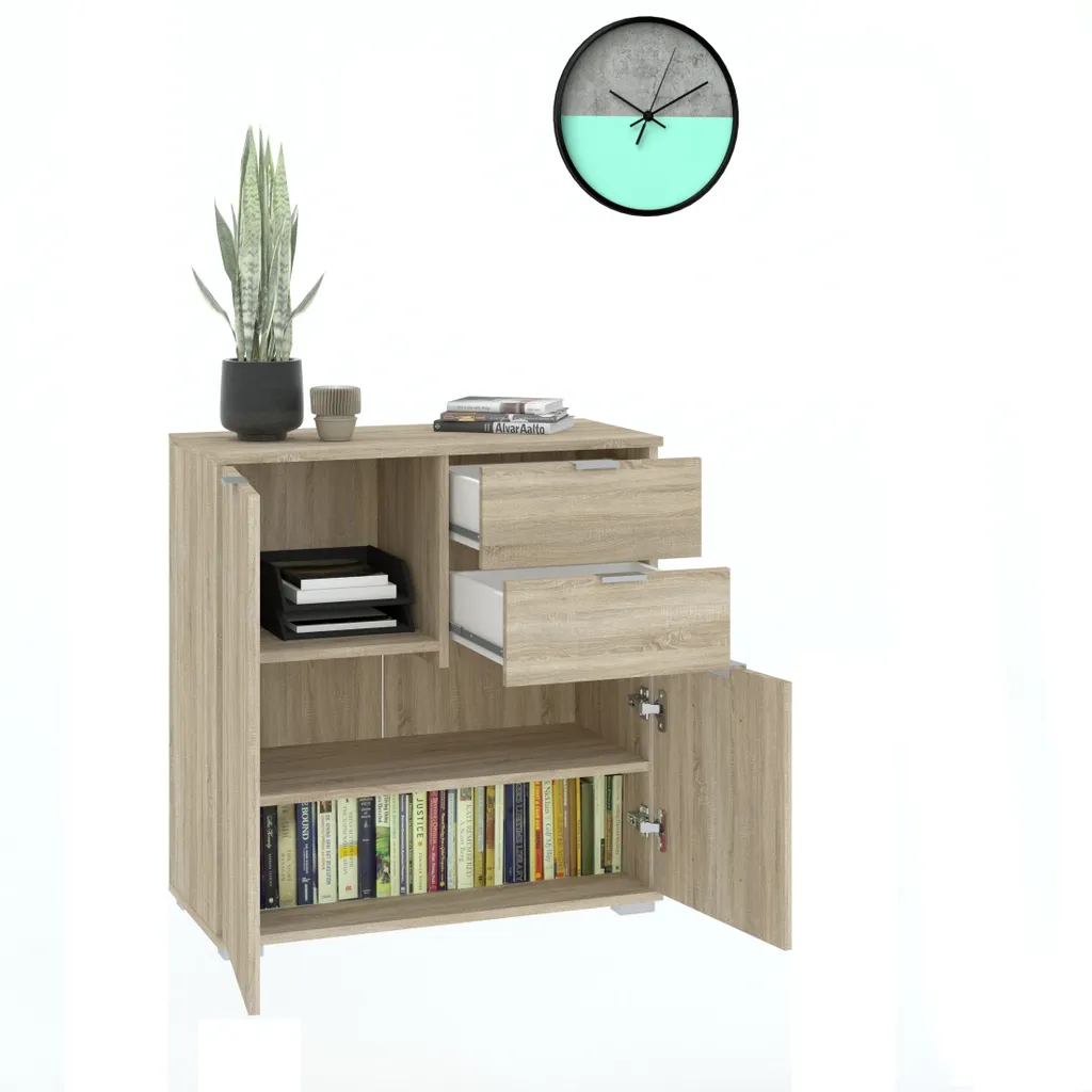 Cassettiera combinata KOSSE 1 - rovere sonoma - 3