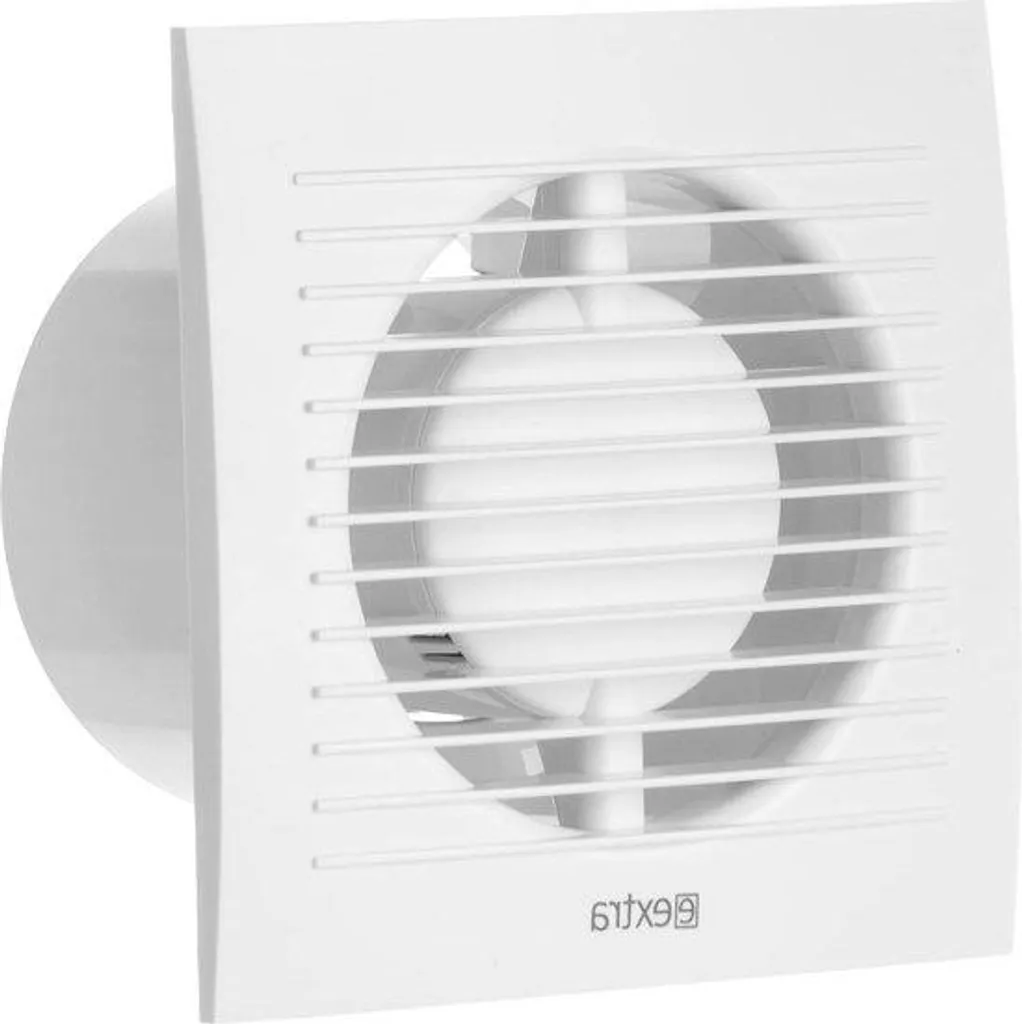 Aérateur extracteur d'air de salle de bain 100 mm blanc silencieux