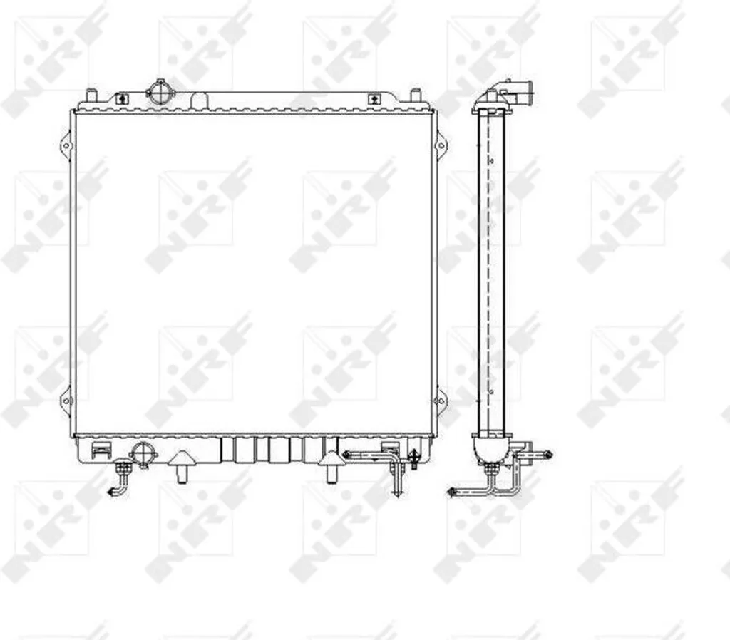 Radiateur pour refroidissement Hyundai Terracan - Réparer la surchauffe