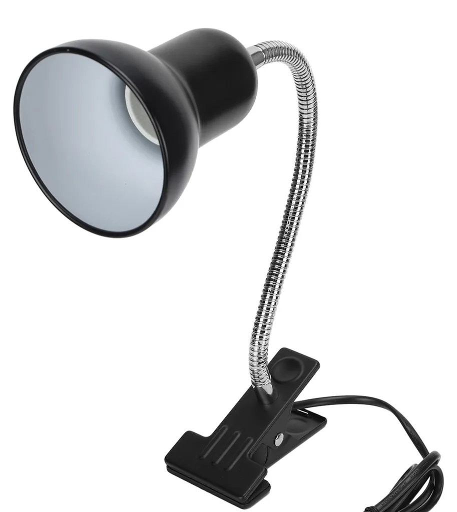 Lampe chauffante pour reptiles avec clip support flexible en métal 220V
