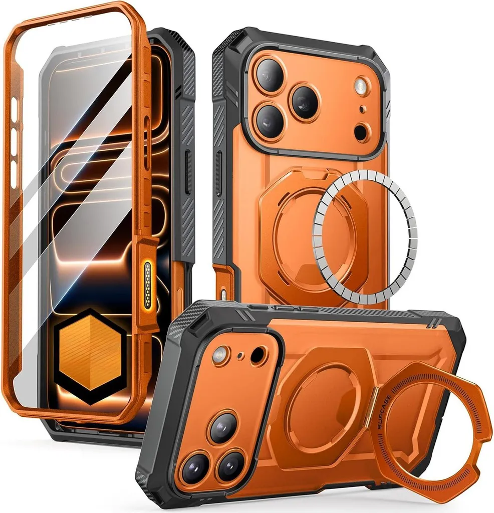 Custodia i-Blason Ares per iPhone 17 Pro Max Coral | Protezione 360°