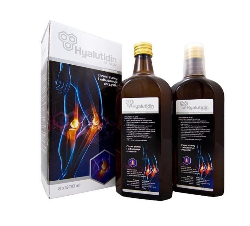Hyalutidin HC Aktiv for Bones and Joints Hyaluronic Acid and Chondroitin 500ml