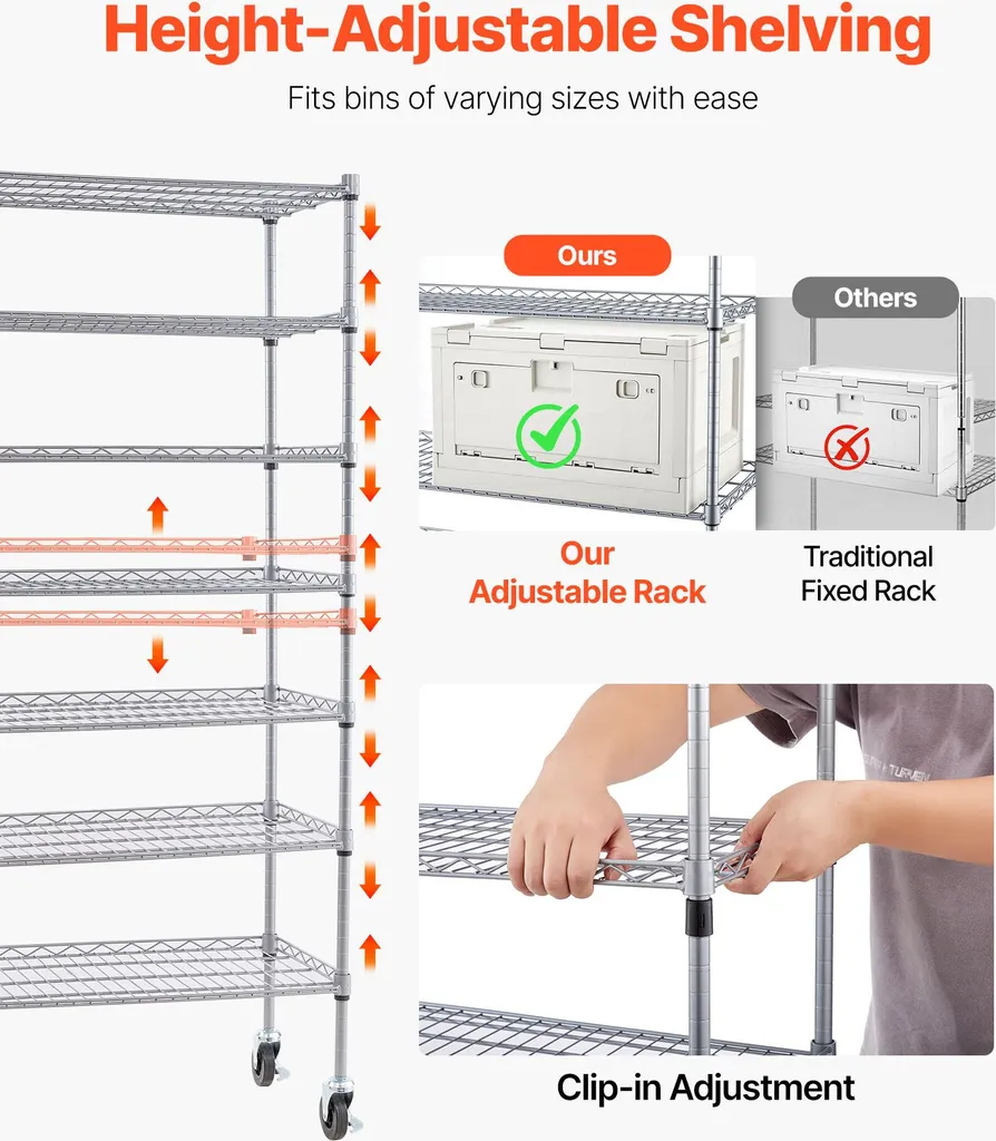 Étagère de Rangement Multi-usage 24 Bacs - Structure Acier Renforcé