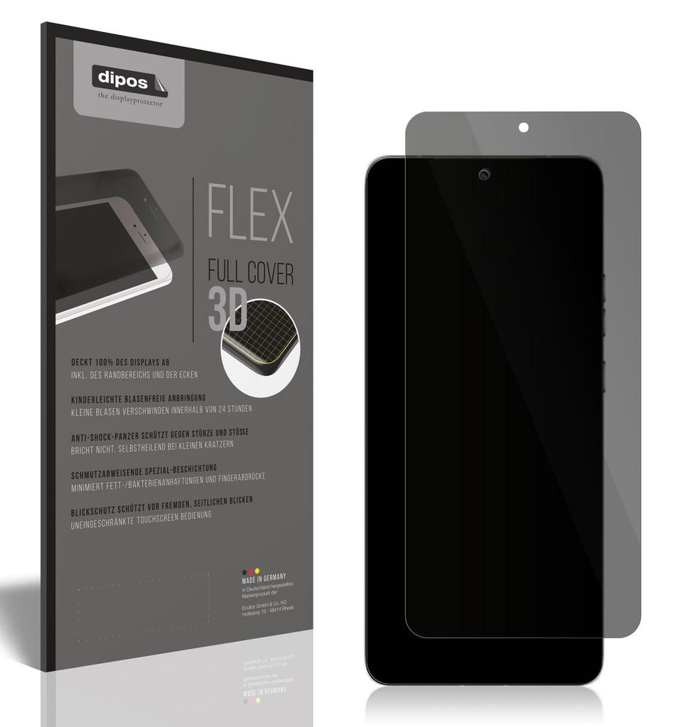 Full Cover Privacy Blickschutzfolie für Motorola Edge 50 Produktbild 