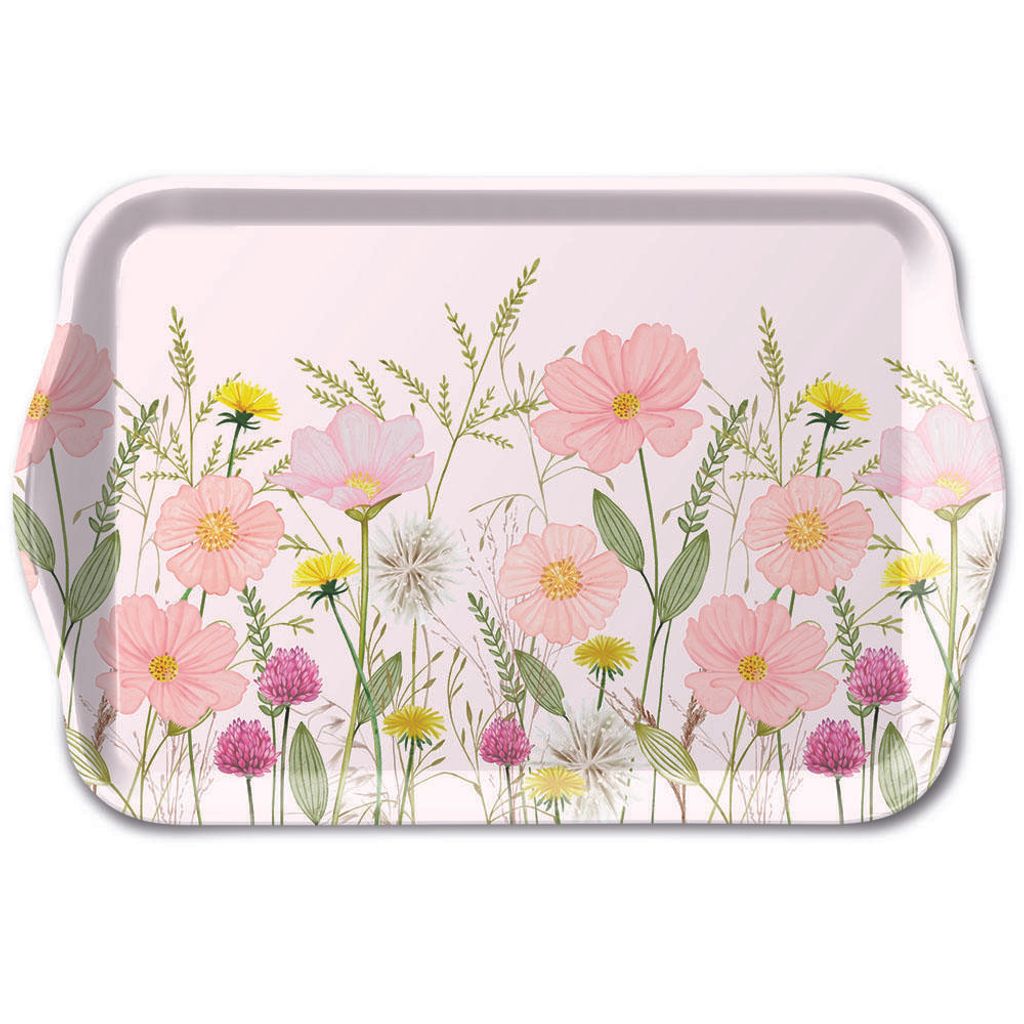 Servírovací podnos  Tray Melamine 13x21 cm Květiny Obrázek produktu 