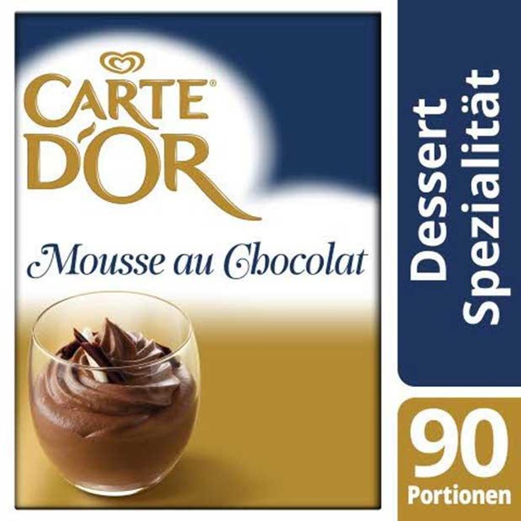 Carte Dor Mousse Au Chocolat crème dessert pour 90 portions Image du produit 