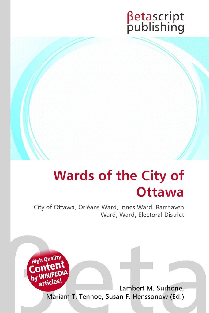 Wards of the City of Ottawa