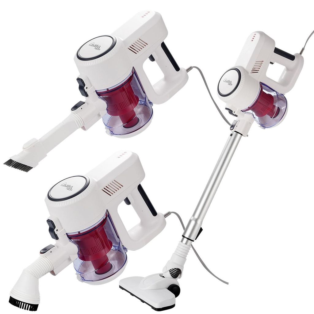 Leistungsstarker 2in1 Zyklon Staubsauger 500W (15kPa): Hand- & Bodensauger mit HEPA-Filter. 800ml Behälter, 4,9m Kabel - Für Allergiker & Reinigung