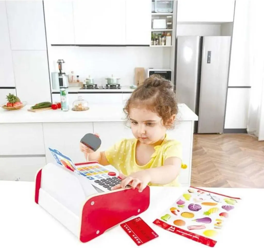 Caisse Enregistreuse Interactive Hape en Bois Durable pour Apprendre - 13