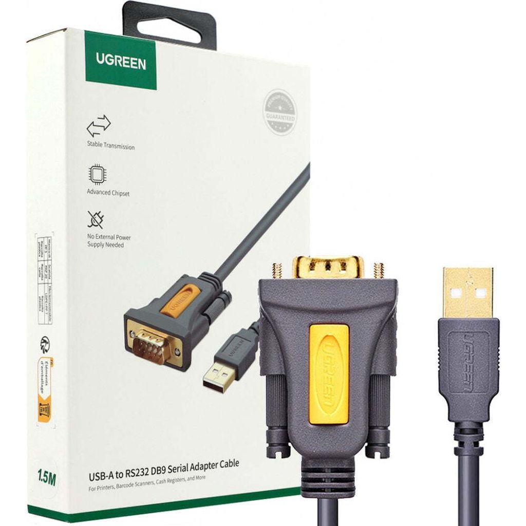 Adattatore USB A RS232 Seriale DB9: Cavo Convertitore Con Chipset, 2 Pezzi + 2 Convertitori Di Genere, Per Windows