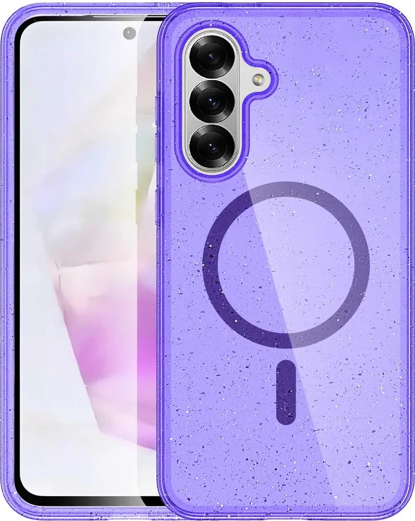 Offerta Cover Samsung A36 MagSafe iMoshion Viola Glitter - Compra Ora