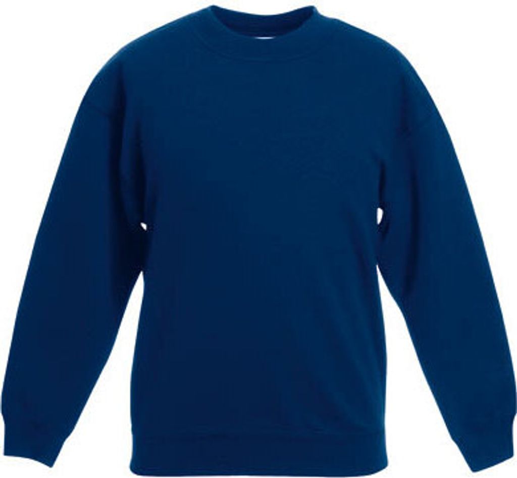 Fruit of the Loom - Kids Classic Set-In Sweat - Navy - 164