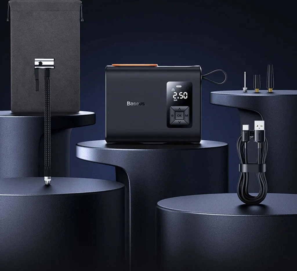 Compresseur 6000mAh Baseus Mega Energypump avec Éclairage de Secours - 26