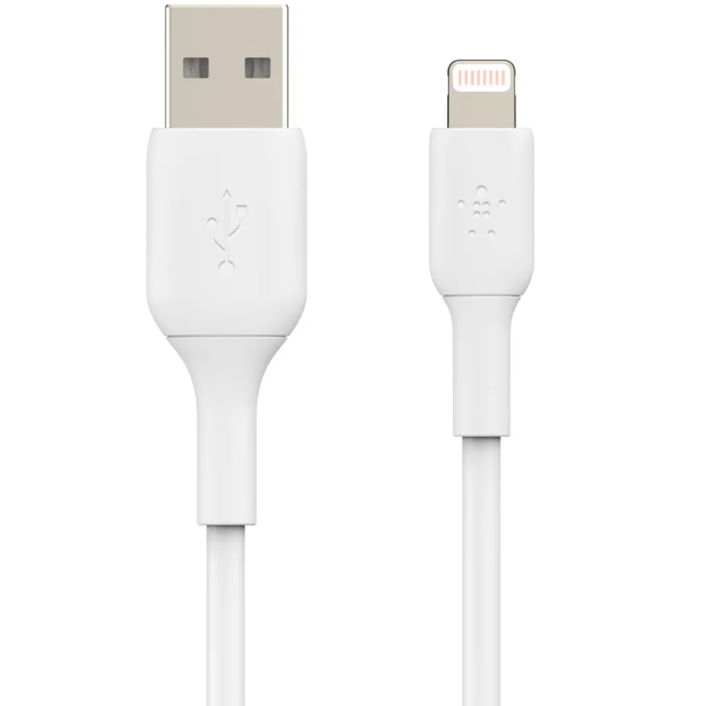 Câble Lightning Belkin 3m Bleu - Charge robuste pour iPhone 8 à 11 Pro Max